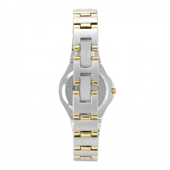 Classic Silver And Gold Two-Tone Link Watch