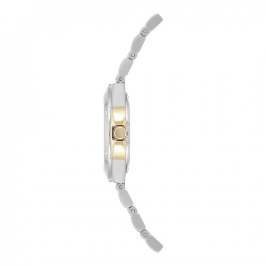 Classic Silver And Gold Two-Tone Link Watch