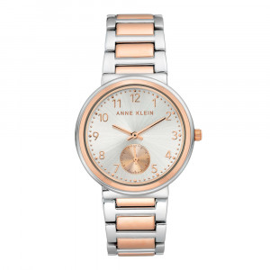 Rose Gold Two-Tone Link Watch With Remote Sweep