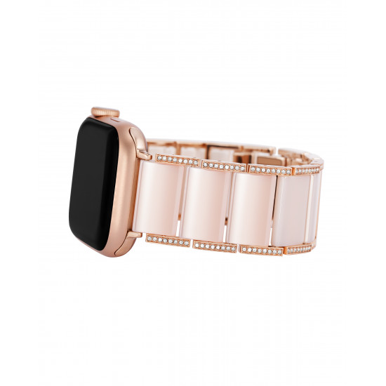 Premium Crystals Ceramic Bracelet Band for Apple Watch®