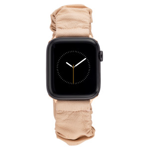 Leather Scrunchie Elastic Band for Apple Watch®